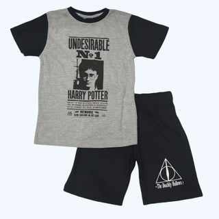 Ensemble Harry Potter Enfant : T-shirt & Short 100% Coton -  La boutique Aux 2 Balais
