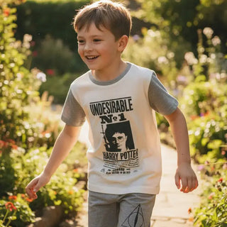 Ensemble Harry Potter Enfant : T-shirt & Short 100% Coton -  La boutique Aux 2 Balais