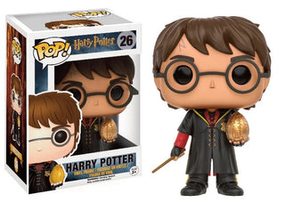 figurine Harry Potter avec oeuf d'or