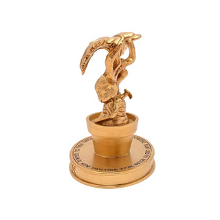 Figurine Dorée Mandragore – Harry Potter -  La boutique Aux 2 Balais