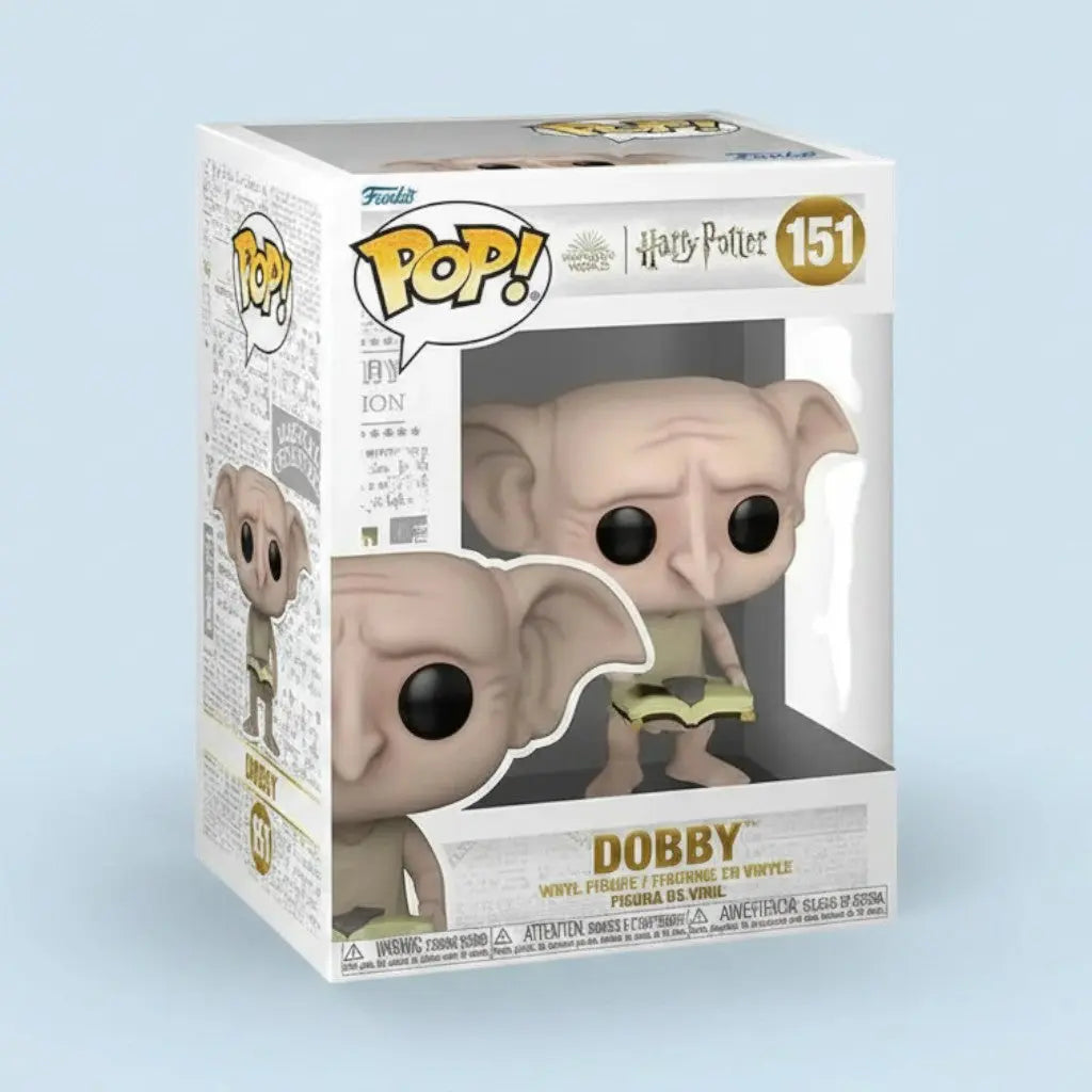Figurine Funko POP Dobby 151 La boutique Aux 2 Balais dans sa boîte édition anniversaire Harry Potter en vinyle