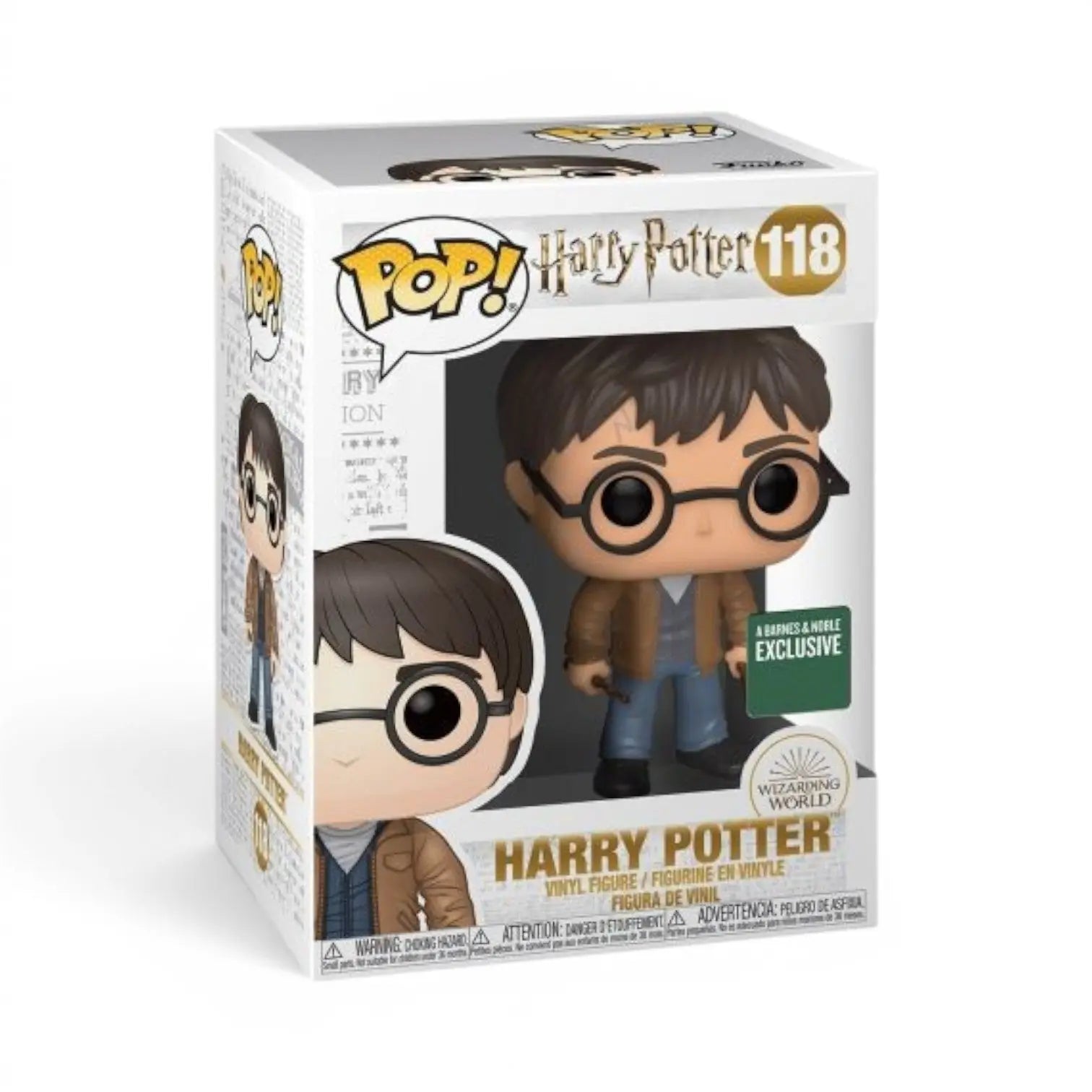 Figurine Funko POP Harry Potter 118 avec deux baguettes, en boîte de collection officielle La boutique Aux 2 Balais