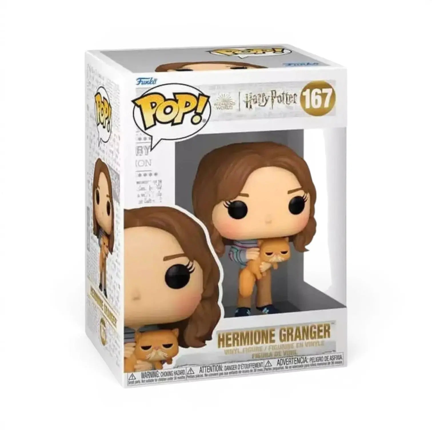 POP Movies Hermione Avec Pattenrond N° 167 -  La boutique Aux 2 Balais