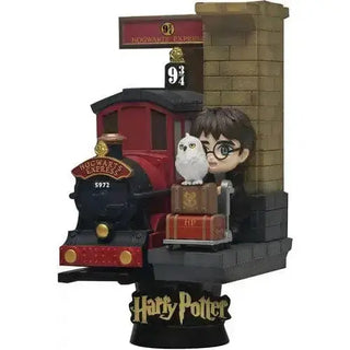 Figurine Harry et Hedwige 9 3/4 -  La boutique Aux 2 Balais