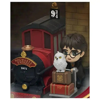 Figurine Harry et Hedwige 9 3/4 -  La boutique Aux 2 Balais