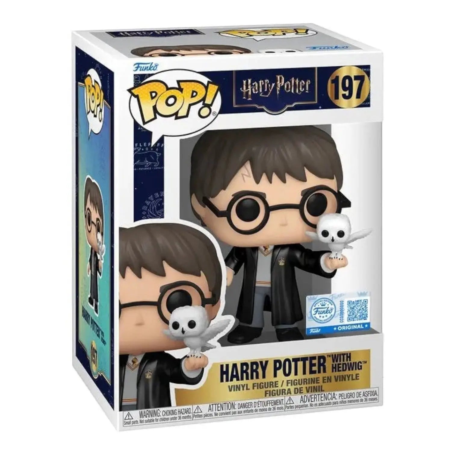 Figurine Funko POP Movies N° 197 - Harry Potter avec Hedwige au bras -  La boutique Aux 2 Balais