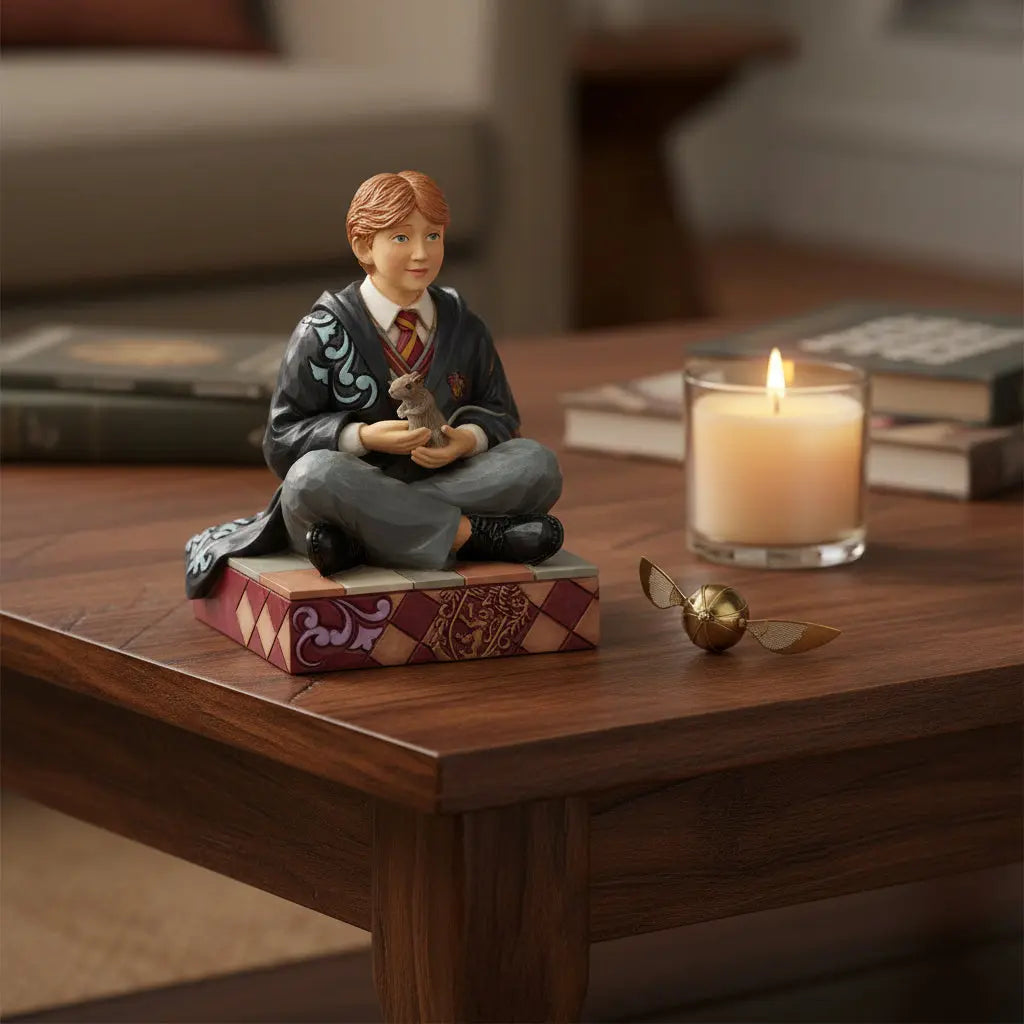 Figurine Ron Rat - Harry Potter by Jim Shore -  La boutique Aux 2 Balais