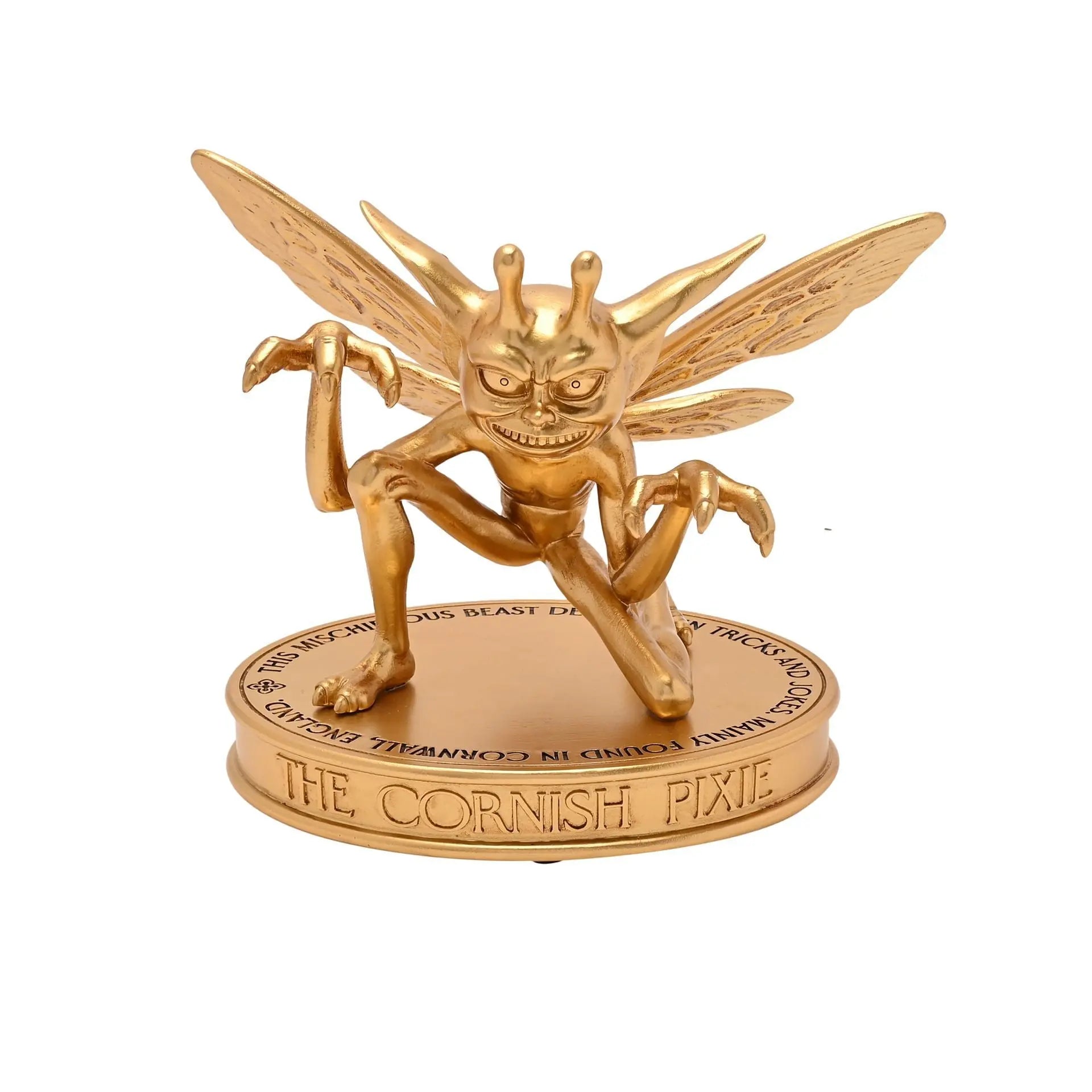 Figurine dorée Lutin de Cornouaille - Harry Potter -  La boutique Aux 2 Balais