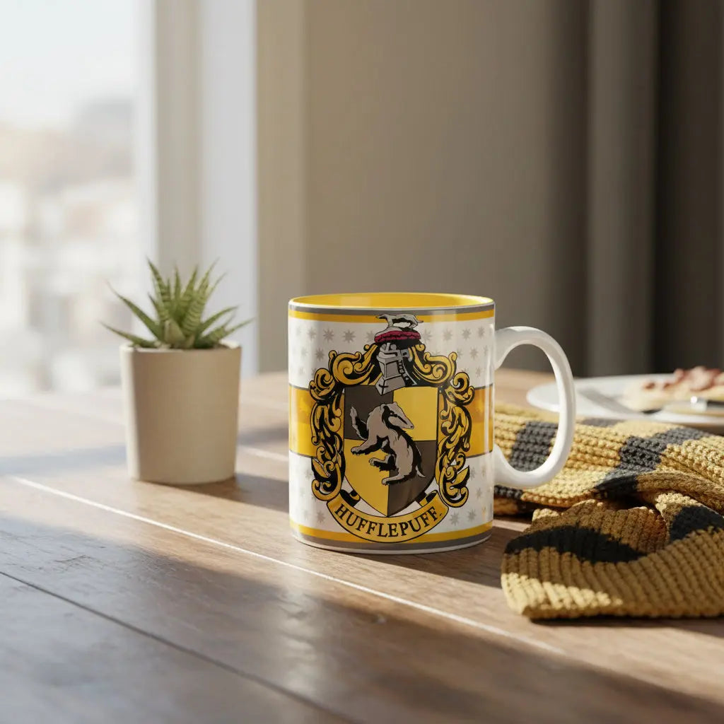 Grand Mug Harry Potter Maison Poufsouffle - Céramique XL 460 ml -  La boutique Aux 2 Balais