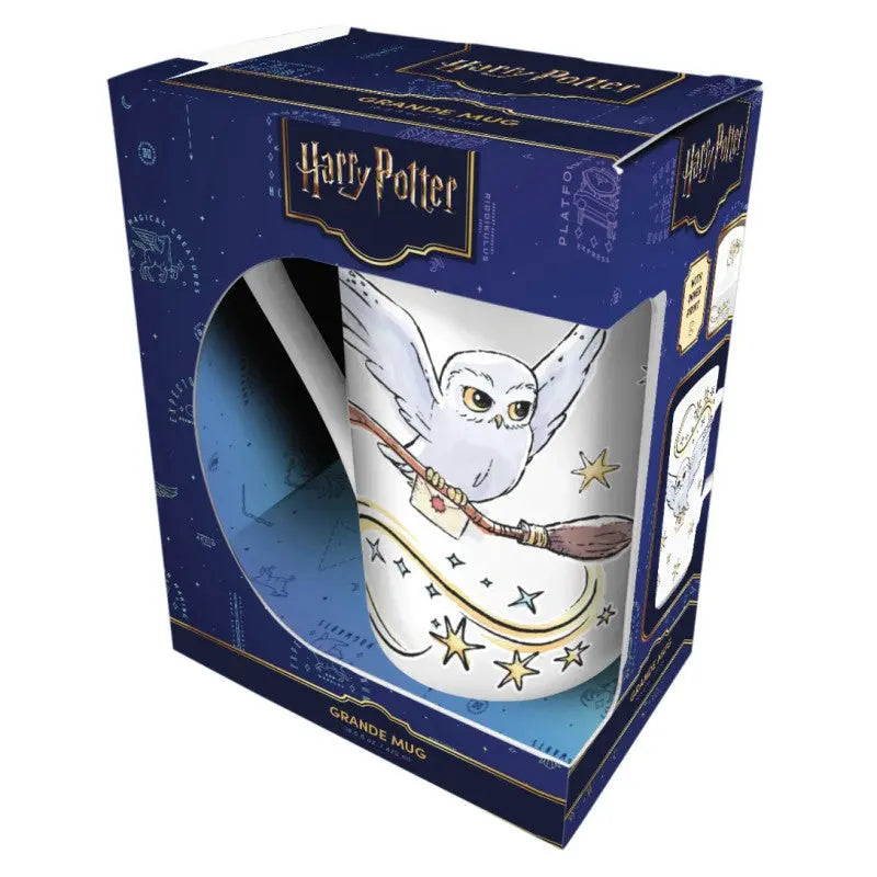 Grand Mug Latte Harry Potter Hedwige - Céramique 470 ml -  La boutique Aux 2 Balais