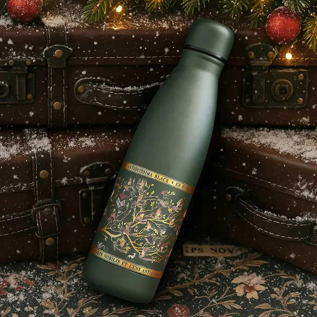 Grande bouteille isotherme Famille Black Noël -  La boutique Aux 2 Balais