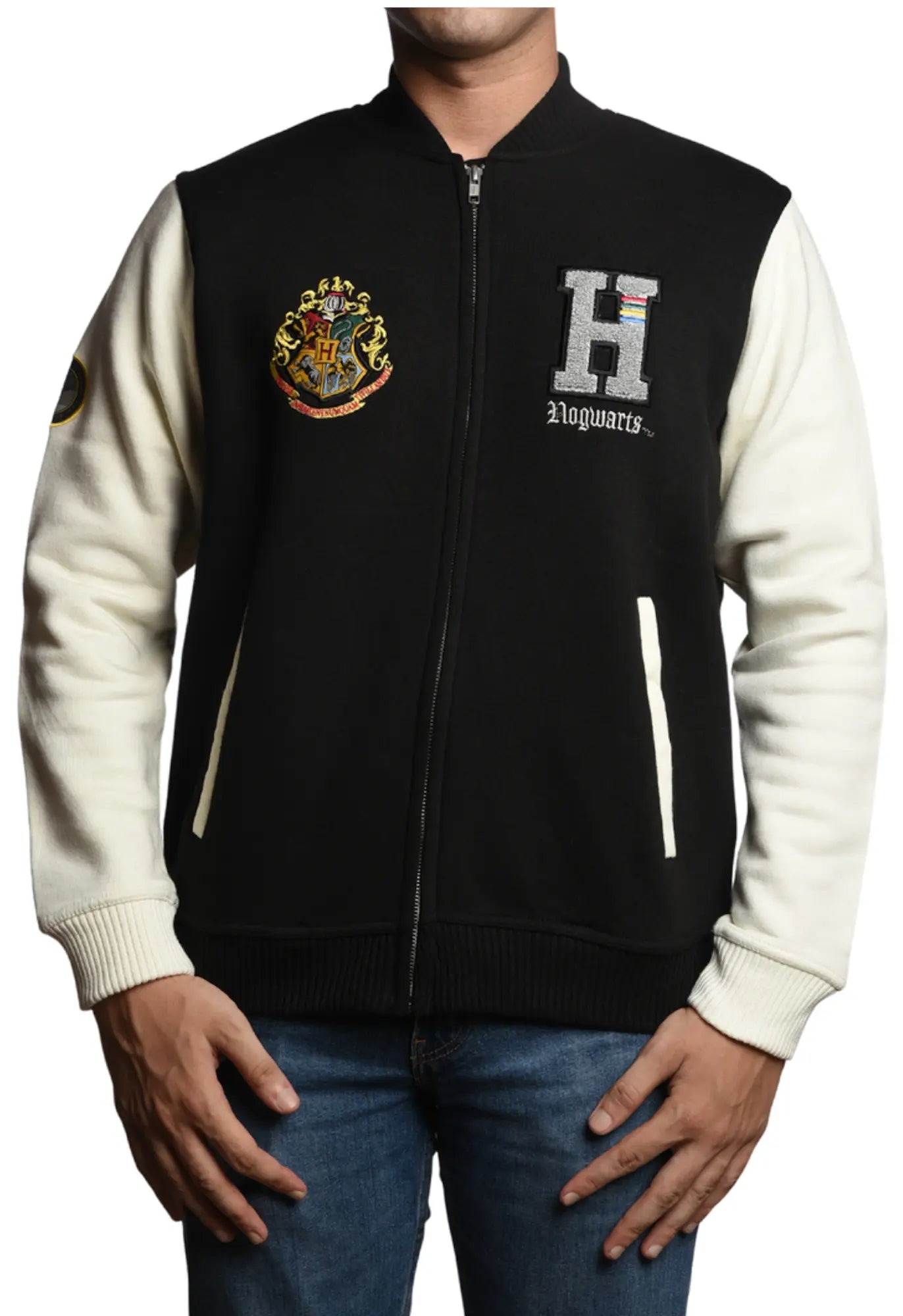 HARRY POTTER - Veste de Baseball Unisexe Avec Broderie -  La boutique Aux 2 Balais