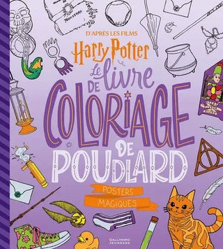 Harry Potter - Le Livre de Coloriage de Poudlard - Grand Format -  La boutique Aux 2 Balais