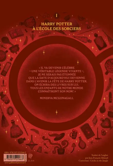 Harry Potter Tome 1 : L'école des sorciers - Grand Format -  La boutique Aux 2 Balais