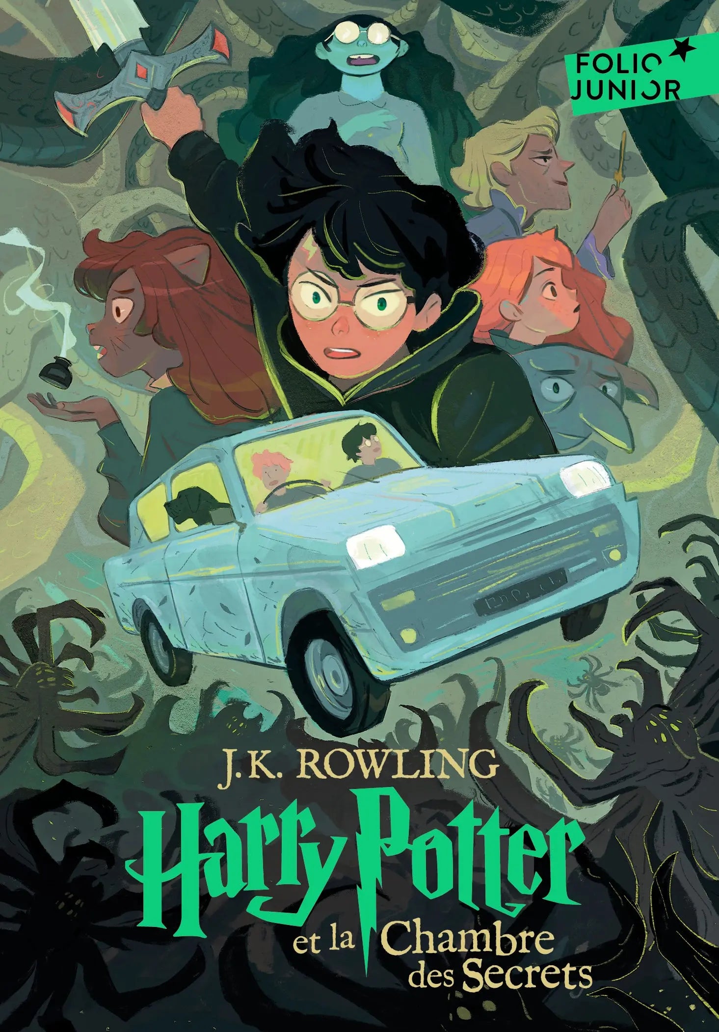 Harry Potter Tome 2 : La Chambre des Secrets - Folio Junior -  La boutique Aux 2 Balais