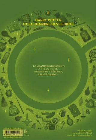 Harry Potter Tome 2 : La Chambre des Secrets - Grand Format -  La boutique Aux 2 Balais