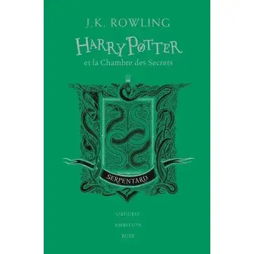 Harry Potter et la chambre des secrets - Edition 20 ans Serpentard -  La boutique Aux 2 Balais