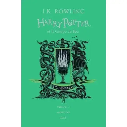 Harry Potter et la coupe de feu en Edition Spécial 20 ans, version Serpentard -  La boutique Aux 2 Balais