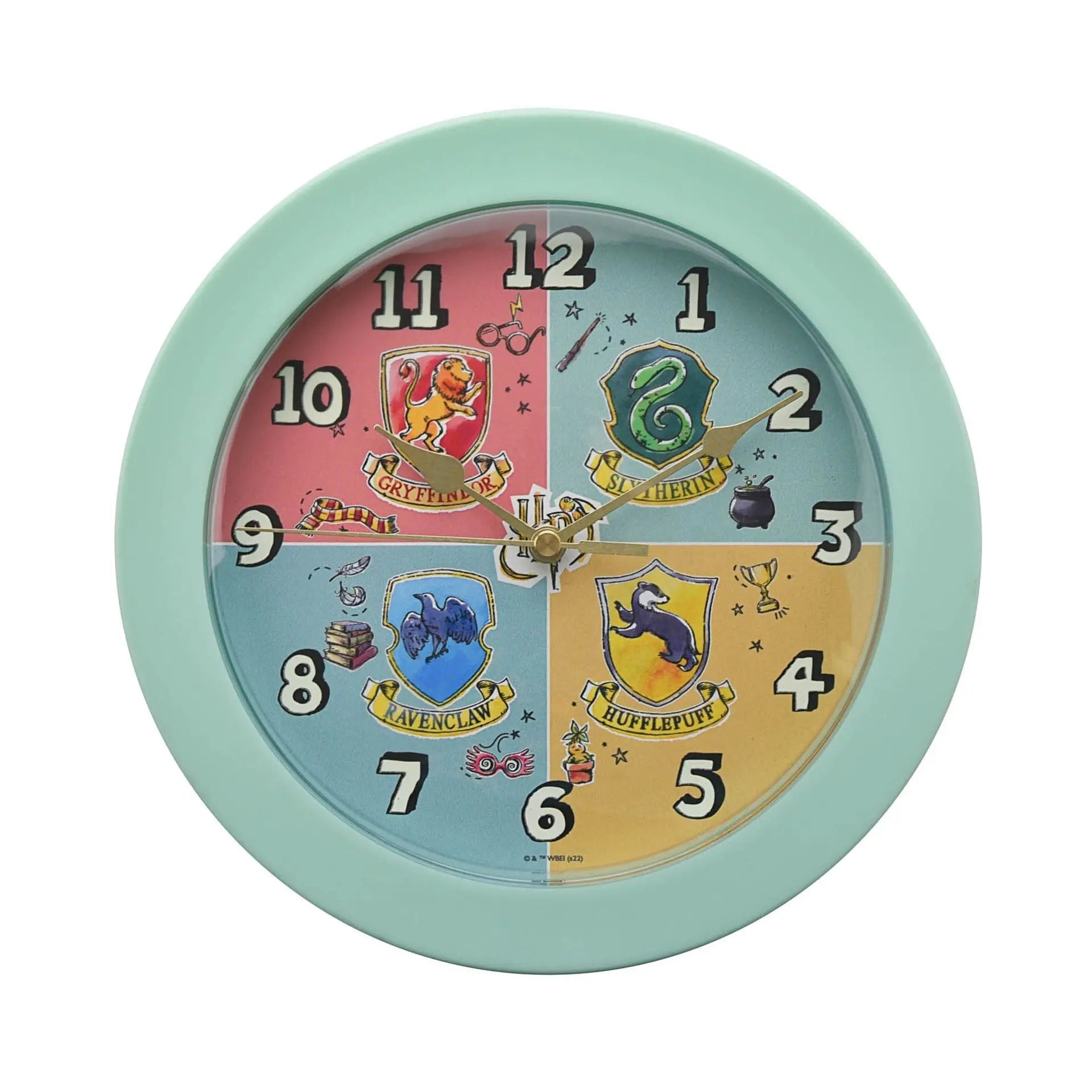 Horloge 4 Maisons Phosphorescente – Harry Potter -  La boutique Aux 2 Balais