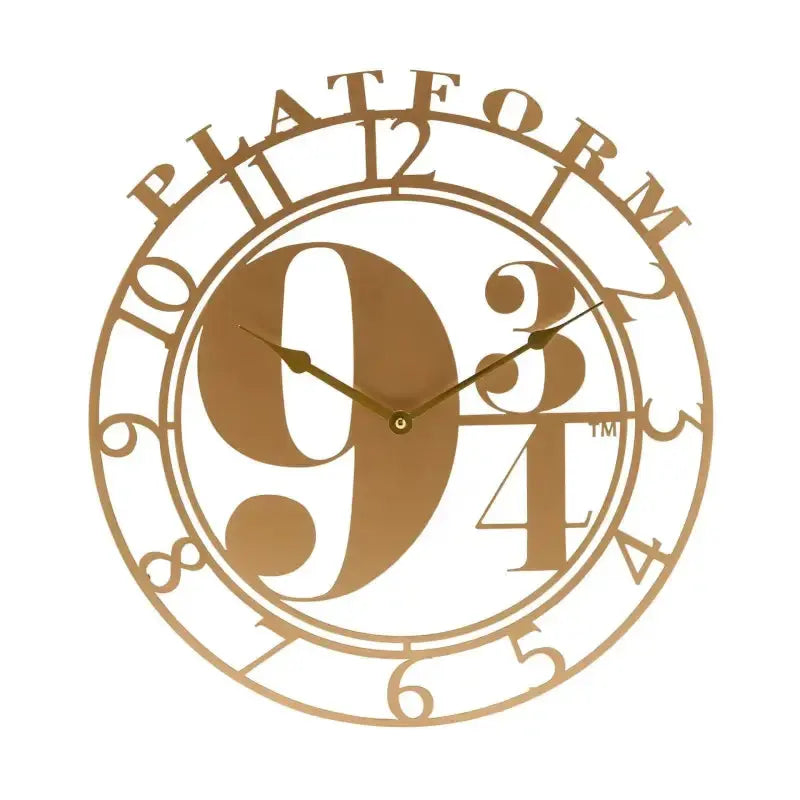 Horloge Murale Platforme 9 3/4 -  La boutique Aux 2 Balais