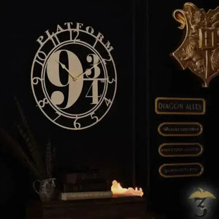 Horloge Murale Platforme 9 3/4 -  La boutique Aux 2 Balais