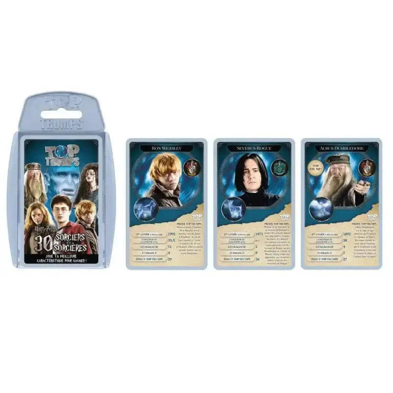 Jeu Top Trumps Harry Potter -  La boutique Aux 2 Balais