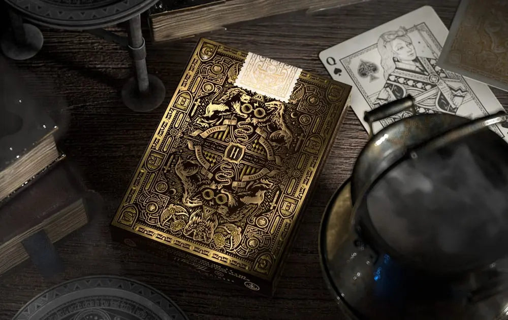 Jeu de cartes Harry Potter Poufsouffle Editon Premium -  La boutique Aux 2 Balais