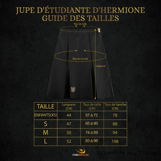 Jupe d’Étudiante Hermione Officielle – Harry Potter