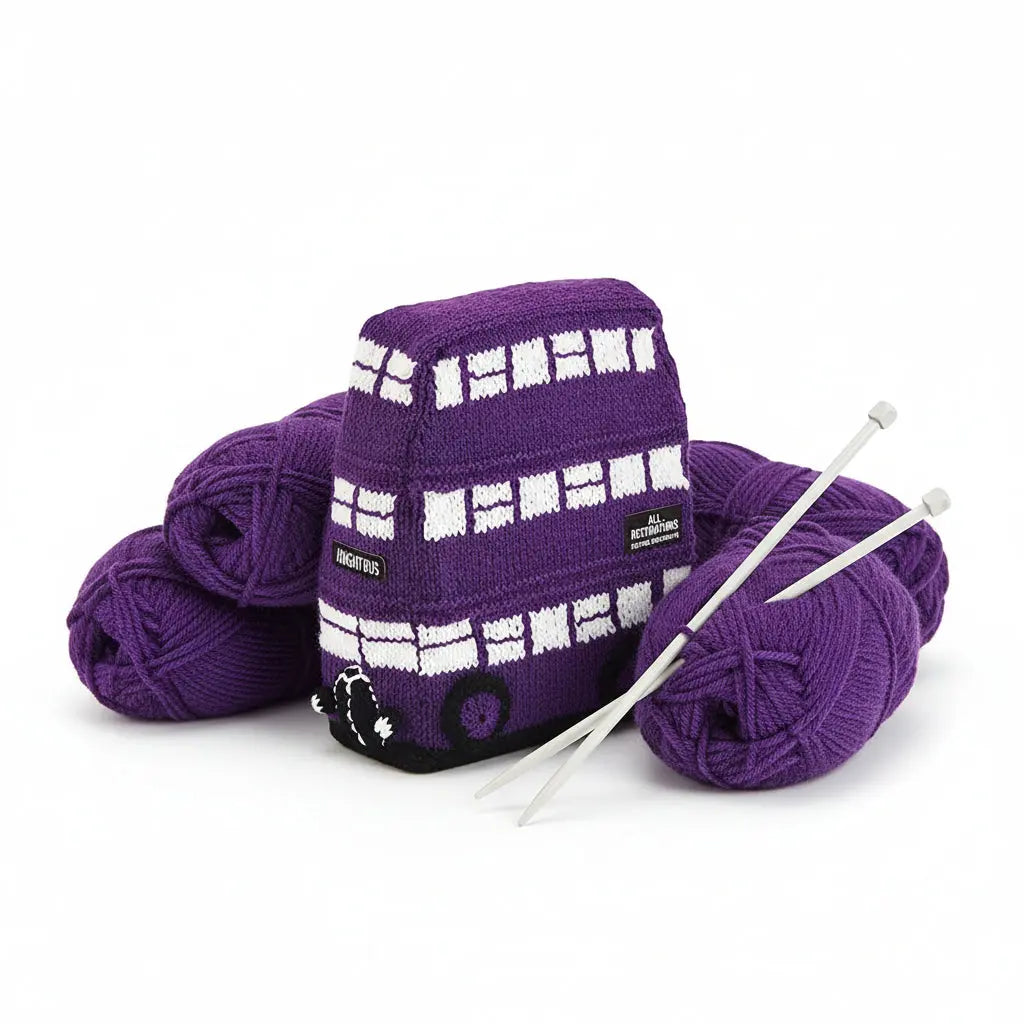 Kit Tricot Harry Potter - Bloque-porte Magicobus (Knight Bus) -  La boutique Aux 2 Balais