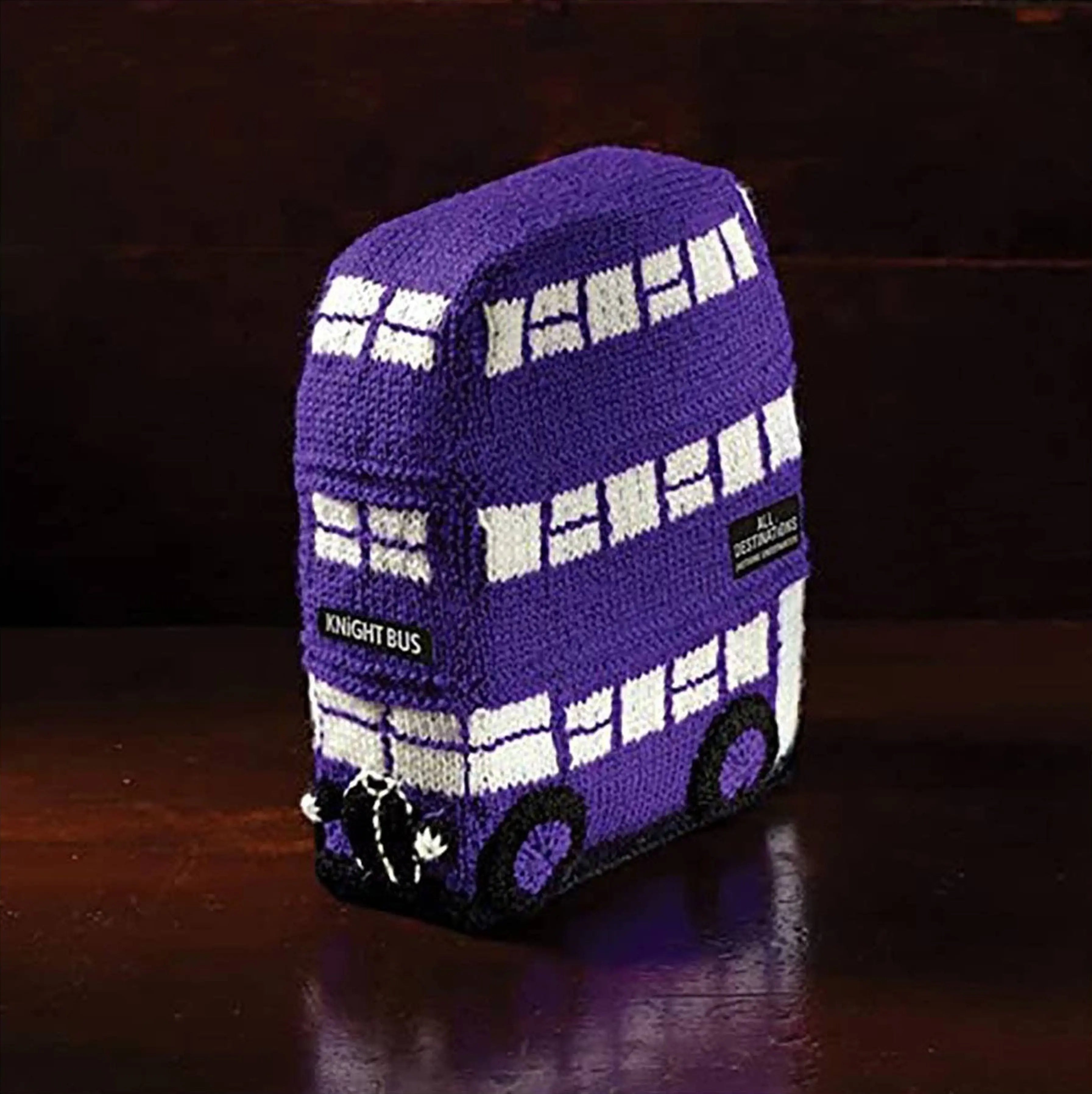 Kit Tricot Harry Potter - Bloque-porte Magicobus (Knight Bus) -  La boutique Aux 2 Balais