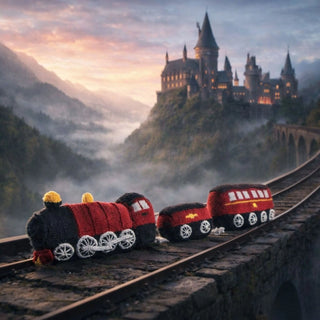 Kit Tricot Harry Potter - Boudin de porte Poudlard Express