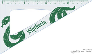 Kit géométrie 4 pièces Harry Potter – règle, équerres, rapporteur