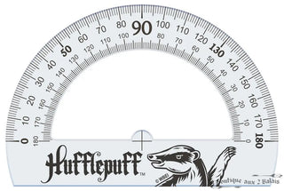 Kit géométrie 4 pièces Harry Potter – règle, équerres, rapporteur
