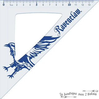 Kit géométrie 4 pièces Harry Potter – règle, équerres, rapporteur