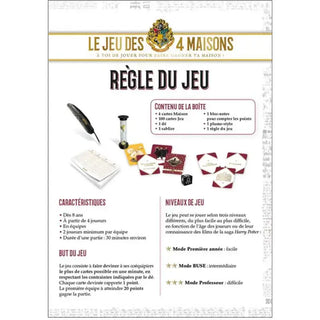 Le Jeu des 4 Maisons -  La boutique Aux 2 Balais