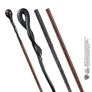 Le présentoir de la Carte du Maraudeur avec 4 baguettes -  La boutique Aux 2 Balais