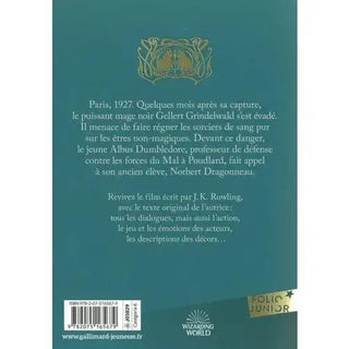 Les Crimes de Grindelwald Petit format -  La boutique Aux 2 Balais