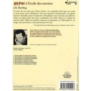 Livre Audio - Harry Potter à l'Ecole des Sorciers -  La boutique Aux 2 Balais