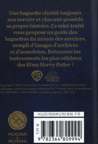 Livre Harry Potter : Traité des Baguettes - Mini Grimoire T6 -  La boutique Aux 2 Balais