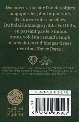 Livre Harry Potter : Traité des Balais - Mini Grimoire T5 -  La boutique Aux 2 Balais