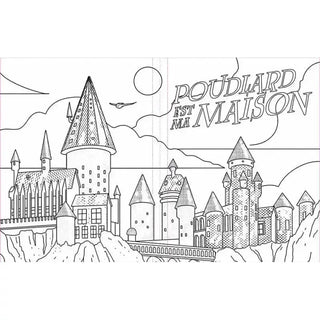 Livre de Coloriage Harry Potter -  La boutique Aux 2 Balais