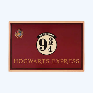 Plaque Aluminium Platform 9 3/4 Harry Potter - 20x30 cm -  La boutique Aux 2 Balais