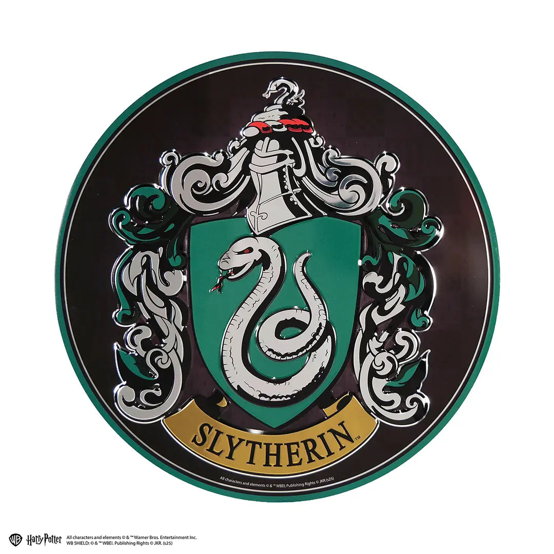 Plaque ronde aluminium Serpentard