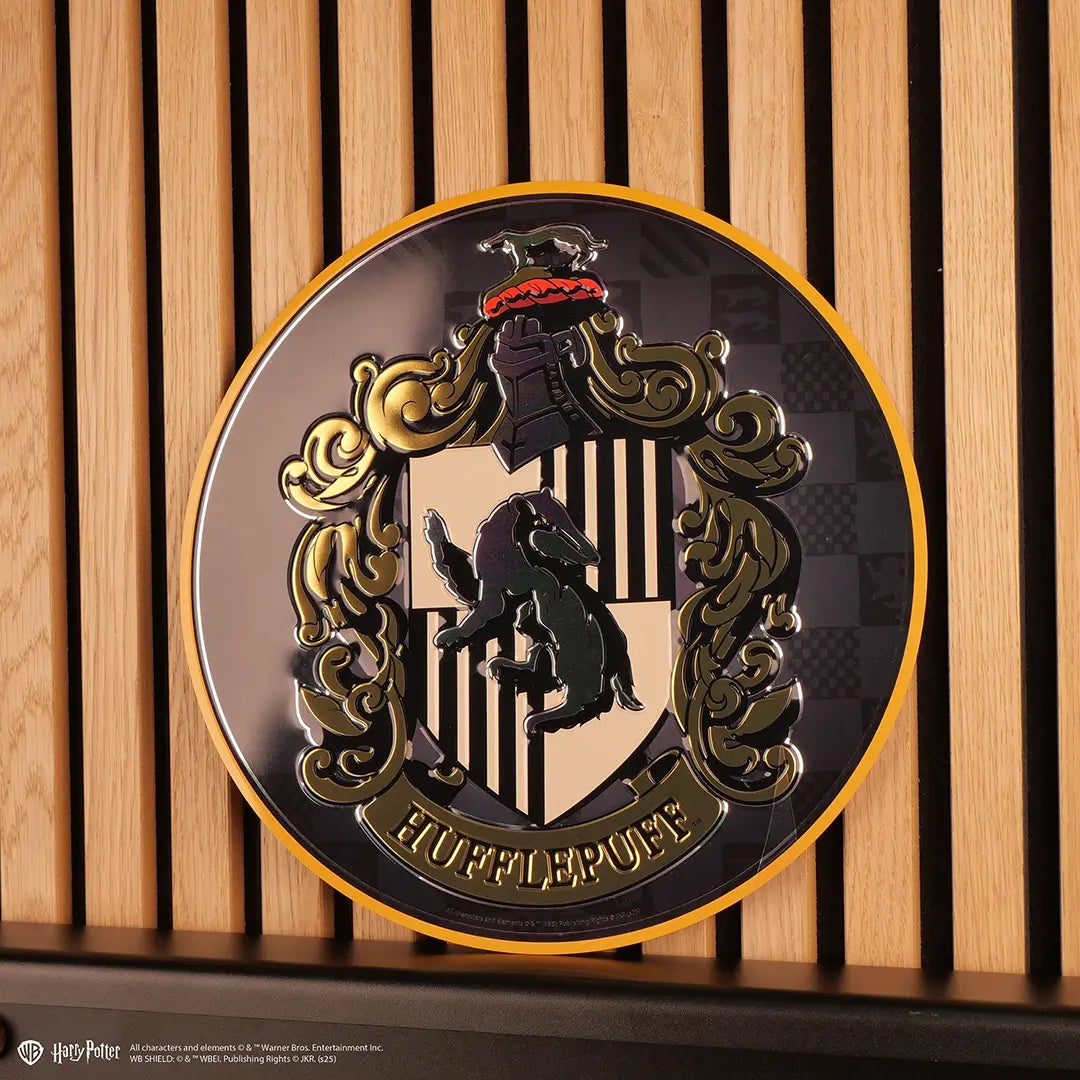 Plaque ronde aluminium Poufsouffle