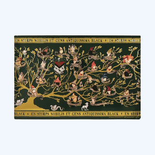 Plaque Aluminium Famille Black 20x30 cm -  La boutique Aux 2 Balais