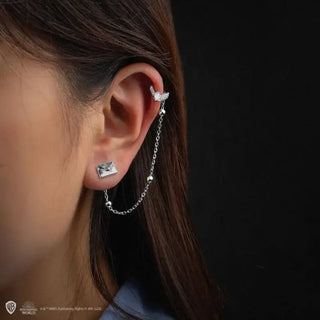 Manchette d'Oreille Hedwige avec Chaîne -  La boutique Aux 2 Balais