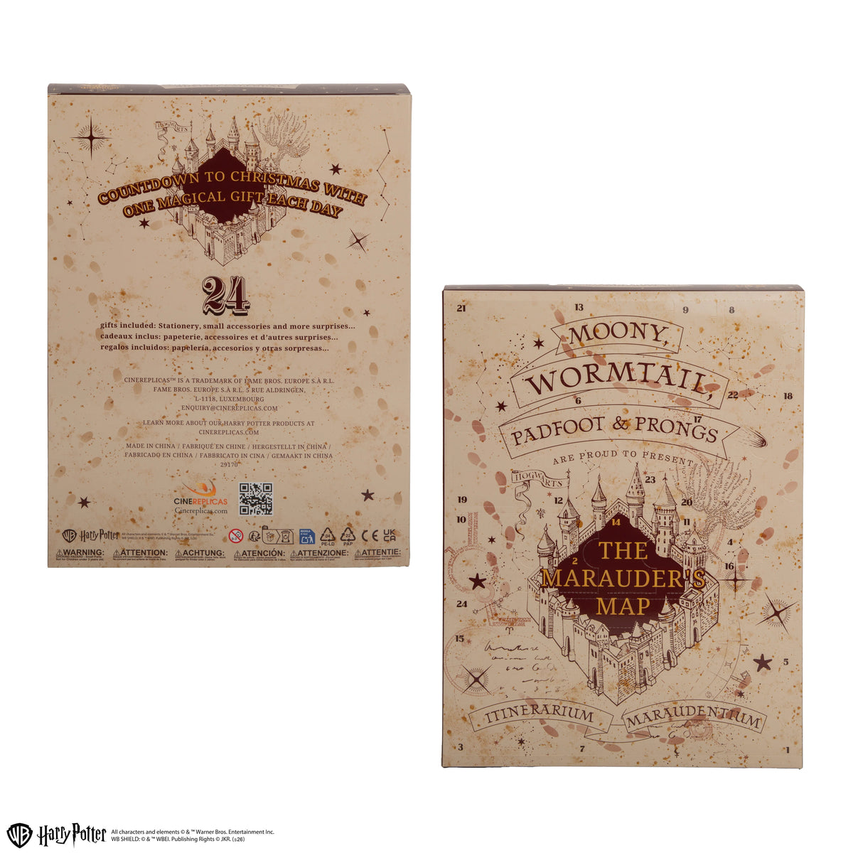 Calendrier de l'Avent Carte du Maraudeur
