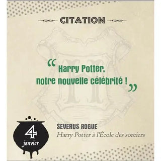 Mini Calendrier Harry Potter 365 jours -  La boutique Aux 2 Balais