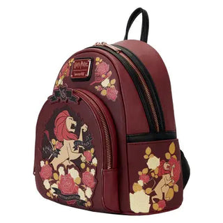 Mini sac à dos Loungefly Gryffondor House Floral tattoo -  La boutique Aux 2 Balais