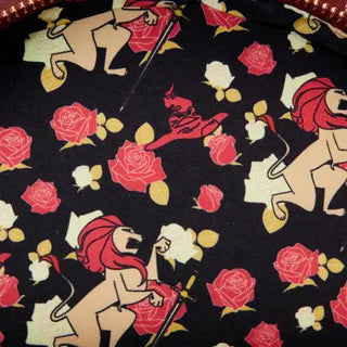 Mini sac à dos Loungefly Gryffondor House Floral tattoo -  La boutique Aux 2 Balais